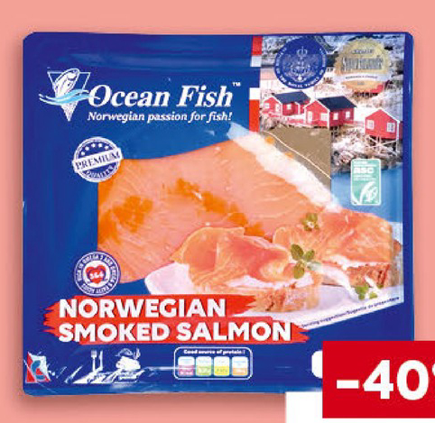 OCEAN FISH Пушена сьомга слайс