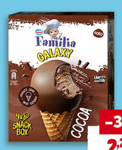 GALAXY Сладолед мултипак 4 x 90 мл