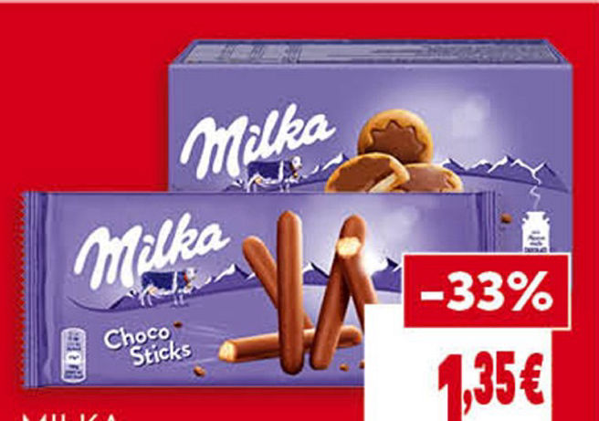 MILKA BuckBum Choco Stix или Mini Stars