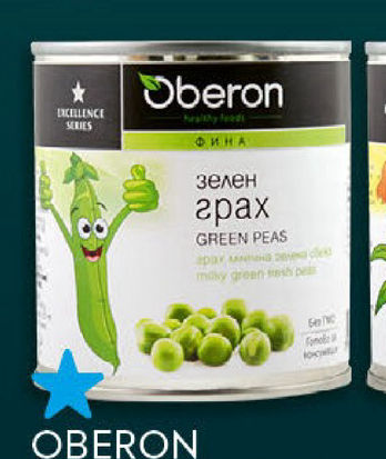 OBERON Грах 200 г или царевица 150 г