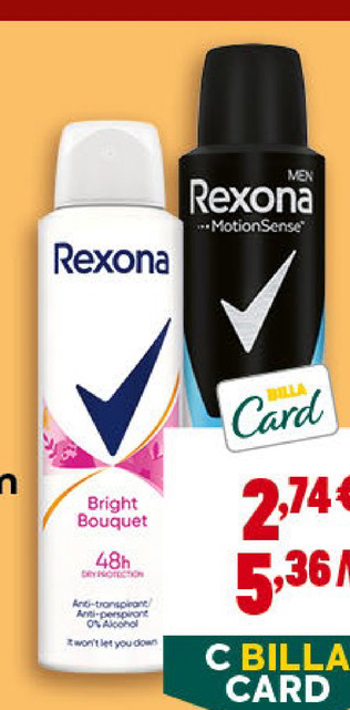 REXONA Дезодорант спрей 150 мл или стик 50 мл Различни аромати 1 бр.