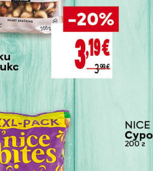 NICE BITES Сурови ядки Екзотик микс 200 г