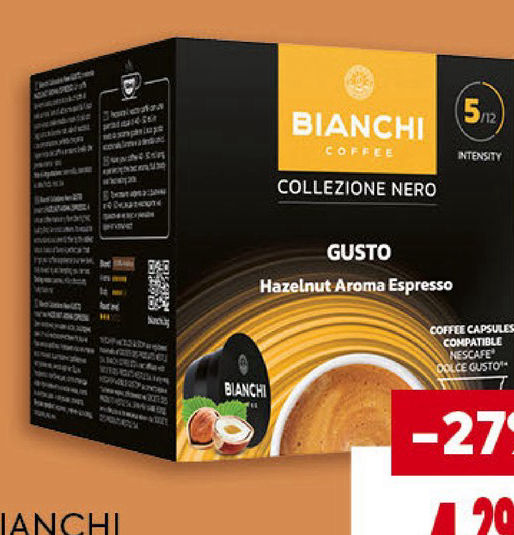 BIANCHI Кафе кафсу лешник