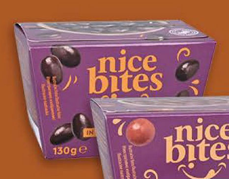 NICE BITES Шоколадирани бадеми или лешници