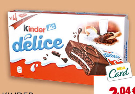 KINDER Суха паста Delice kakao
