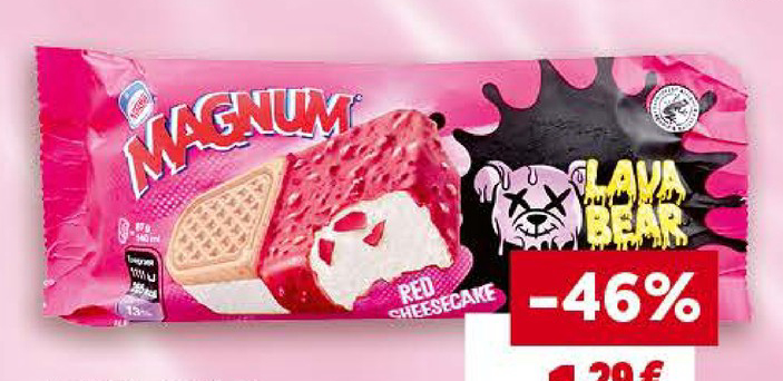 LAVA BEAR Magnum сладолед 90 - 140 мл