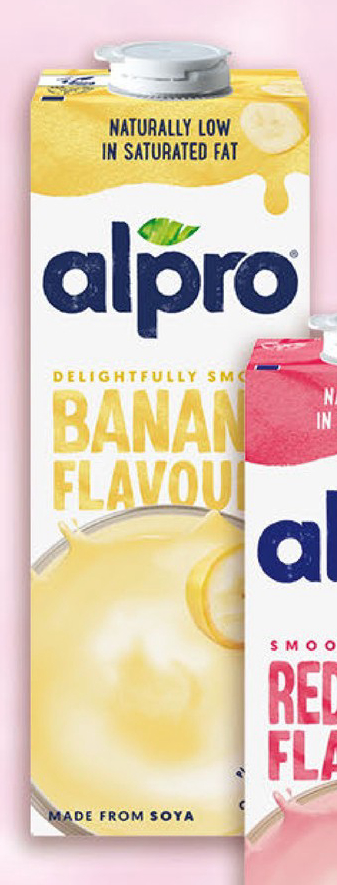 ALPRO Соева напитка банан или горски плодове 1 л