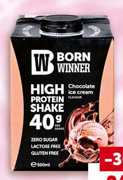 BORN WINNER Протеинов шейк 500 мл
