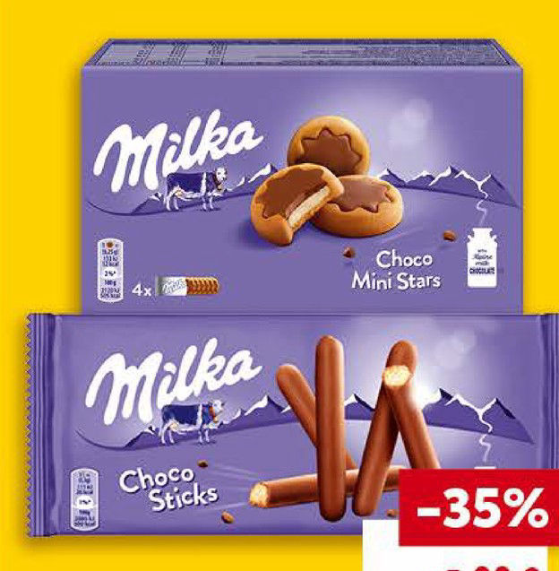 MILKA BuckBumu Choco Stix или Mini Stars