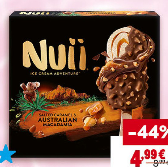NUII Сладолед мултипак 3 x 90 мл