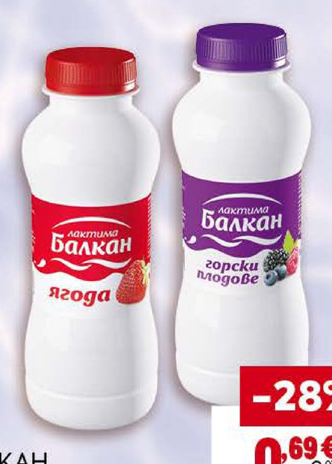БАЛКАН Млечно-кисела напитка 330 мл