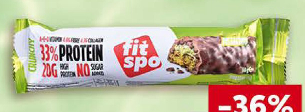 FIT SPO Протеинов бар Crunchy шамфъстък
