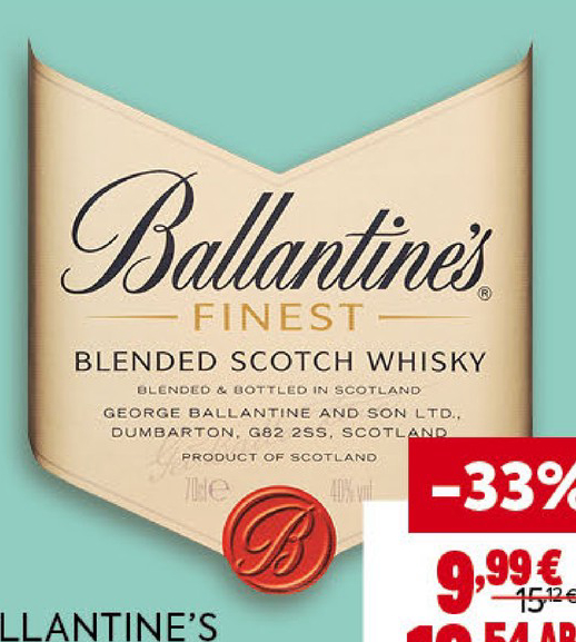 BALLANTINE'S Уиски