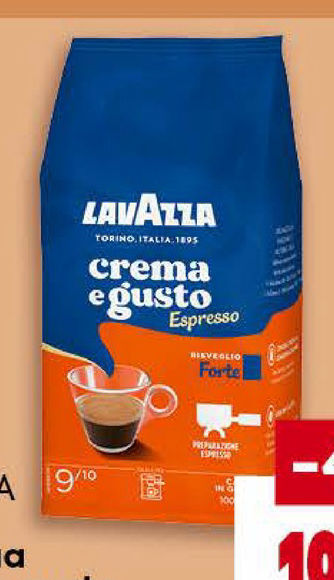 LAVAZZA Кафе на зърна Crema e gusto Forte